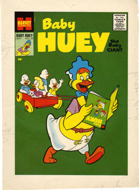 COVER PROOF FOR BABY HUEY #1 (1956) Marty TARAS