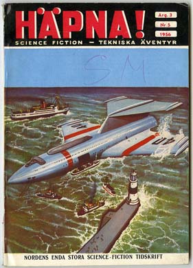 HAPNA! Vol. 3 #5 (1956) SWEDISH SF MAG ARTHUR C. CLARKE