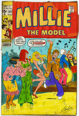 COLOR GUIDE FOR MILLIE THE MODEL #191 (1970)