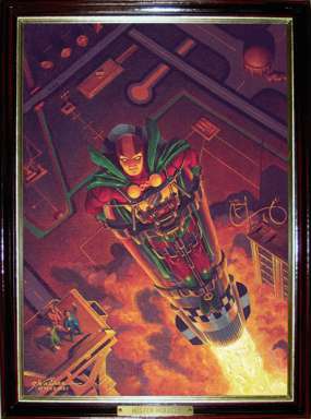 GERALD WALKER - Orig MISTER MIRACLE Oil Painting